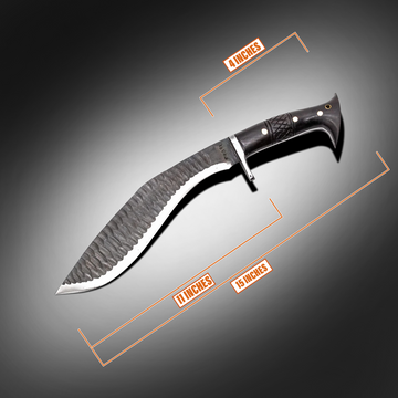 11-Inch Handmade Katley Hand forged Kukri Knife – Traditional Gurkha Kukri